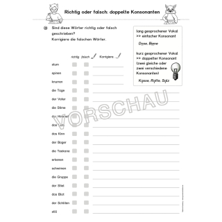 Rechtschreibung Rechtschreibstrategien Arbeitsblatter