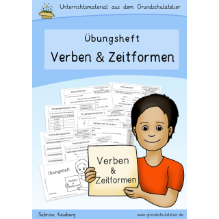 Verben und Zeitformen (Übungsheft, Klassen 3-4)