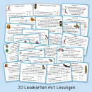 Erste Sachtexte lesen (Lesekartei)