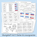 Kraft der 5 (Übungsheft, Mathe, Klasse 1)